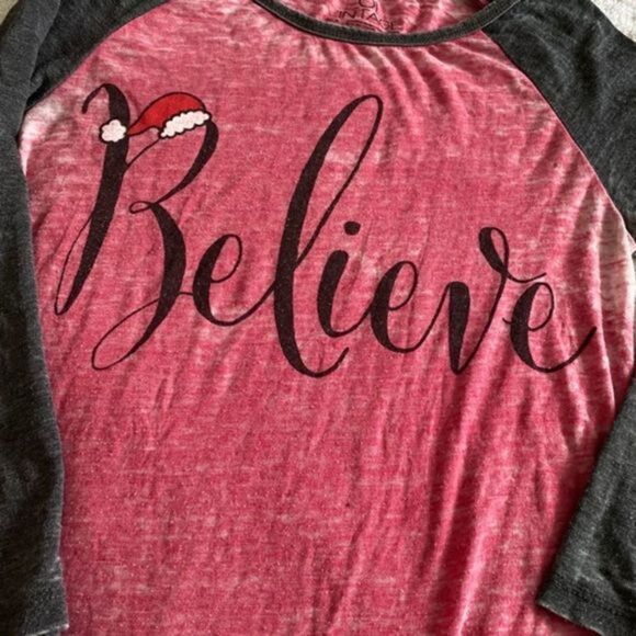 Distressed “Believe” Women’s Shirt - Picture 3 of 3